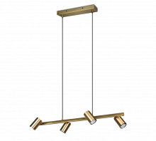 Trio Leuchten Marley Hanglamp 4x GU10 Messing