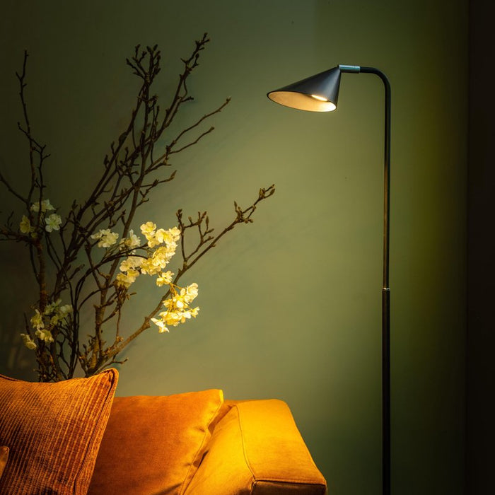 ETH Vloerlamp Galvani LED 3 stappen dimbaar | Oker Geel - Leeslamp