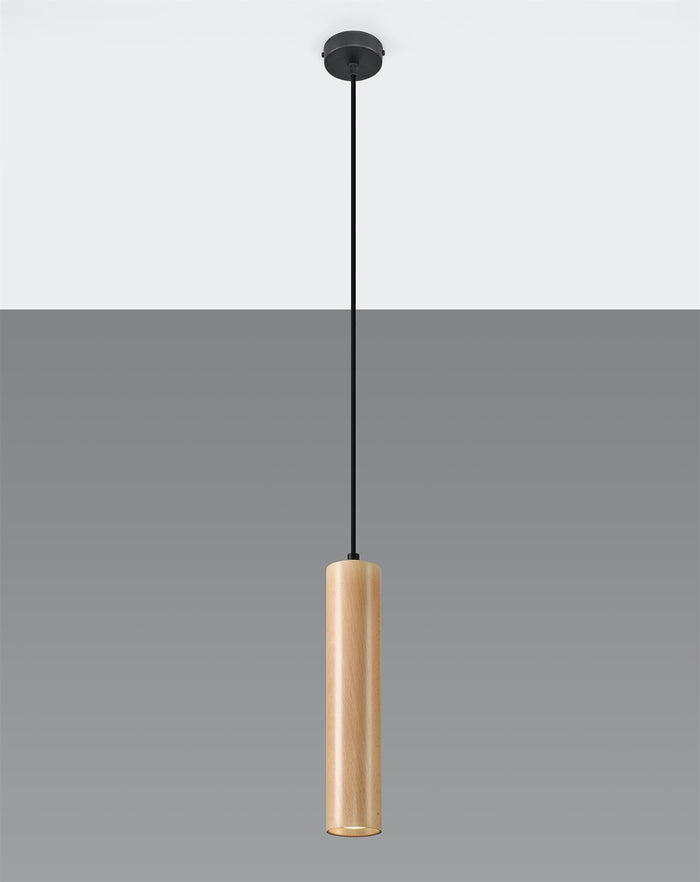Sollux Hanglamp Lino 1 lichts hout