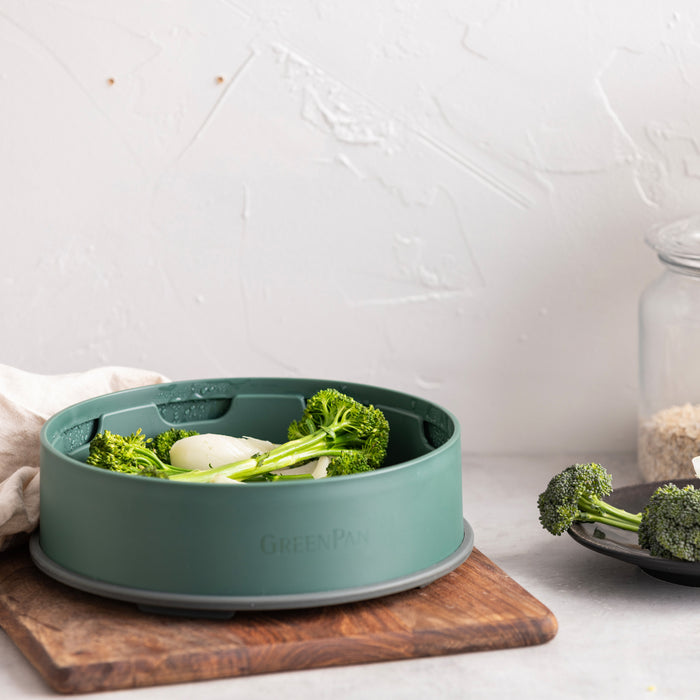 GreenPan Steamy Stoominzet Ø 24 cm - Groen
