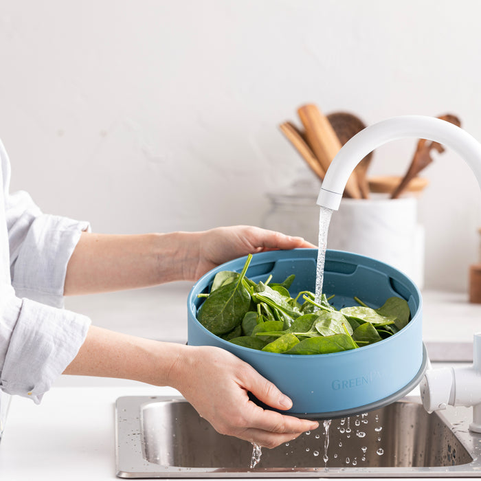 GreenPan Steamy Stoominzet Ø 24 cm - Blauw