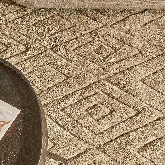 by fonQ Square Vloerkleed 170 x 240 cm - Groen