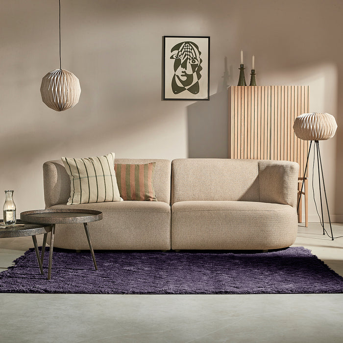 by fonQ Square Vloerkleed 170 x 240 cm - Paars