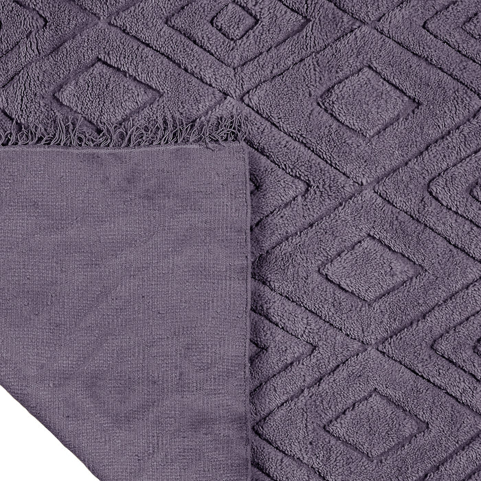 by fonQ Square Vloerkleed 170 x 240 cm - Paars