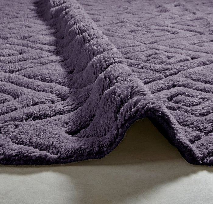 by fonQ Square Vloerkleed 170 x 240 cm - Paars