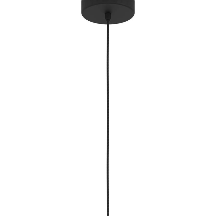 EGLO Callow Hanglamp - E27 - Ø 23 cm - Zwart|Bruin - Hout|Staal