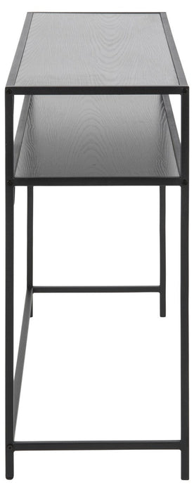 Lisomme Vic houten sidetable zwart - 120 x 35 cm