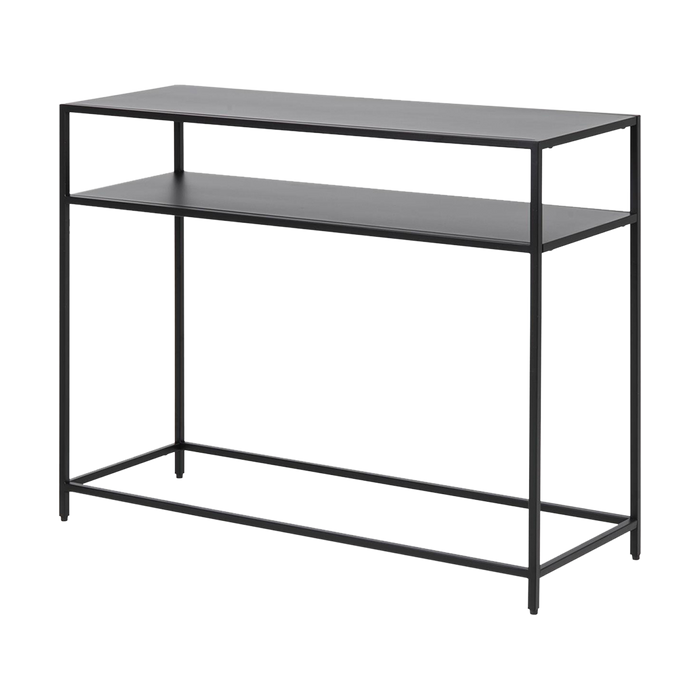 Lisomme Roy metalen sidetable zwart - 100 x 35 cm