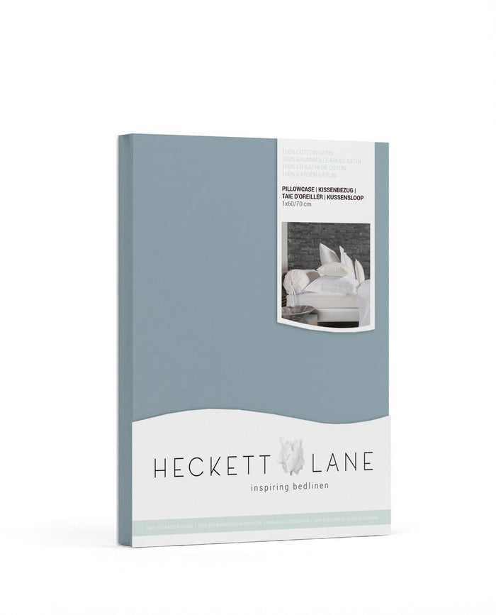 Heckett & Lane Elementi Kussensloop Katoen Satijn - blue 60x70cm