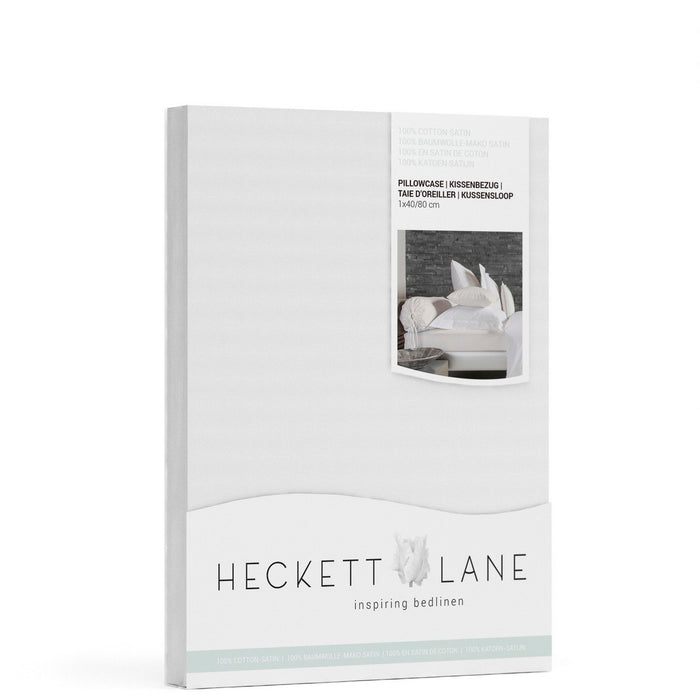 Heckett & Lane Elementi Kussensloop Katoen Satijn - white 40x80cm