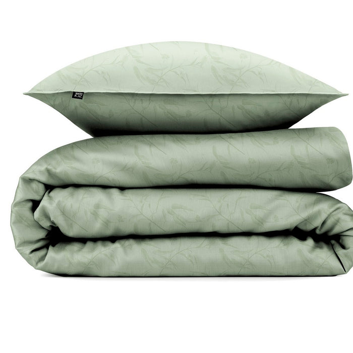 Zo Home Dekbedovertrekset Katoen Satijn Fiori di - foam green