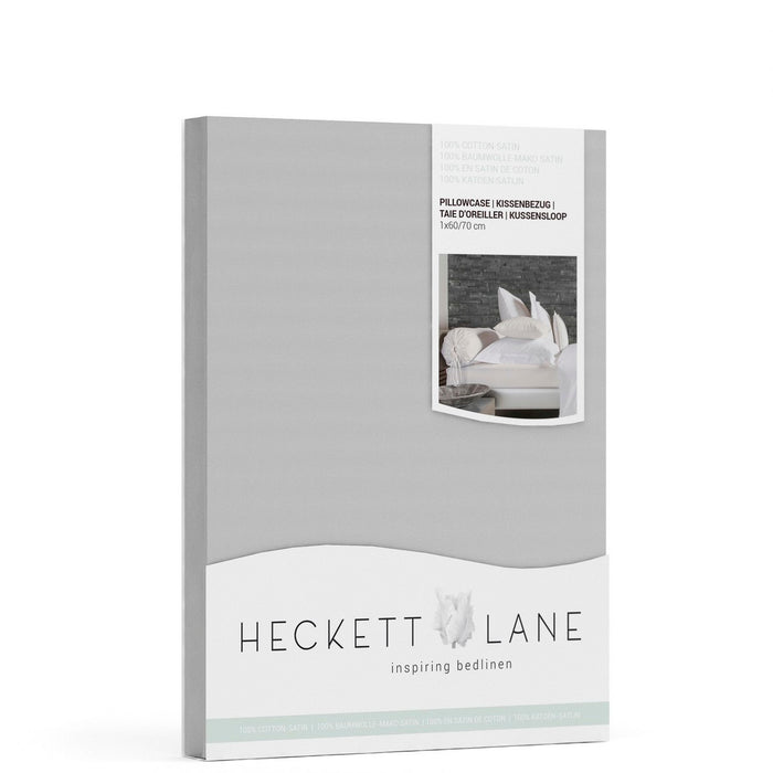 Heckett & Lane Elementi Kussensloop Katoen Satijn - glacier 60x70cm