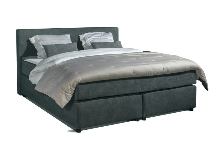 Mörgenn Boxspring Marseille - Pocketvering - Antraciet - 180x200