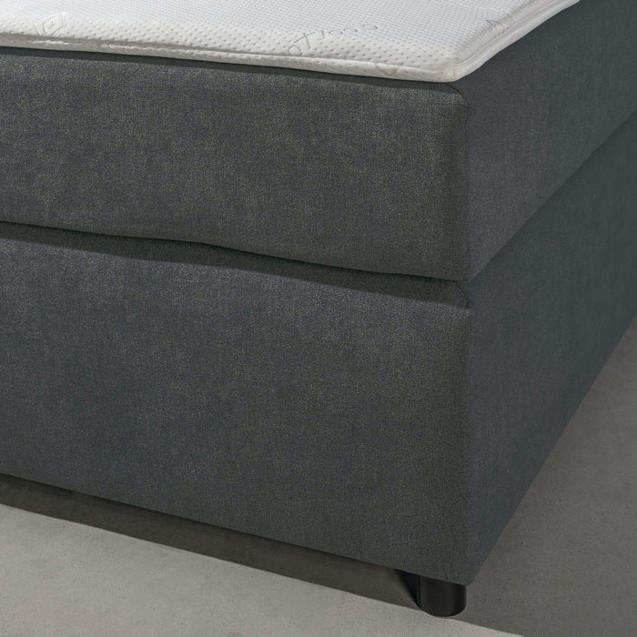 Mörgenn Boxspring Marseille - Pocketvering - Antraciet - 180x200