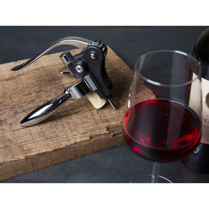 Vacu Vin Kurkentrekker - Horizontaal hefboom - Zwart