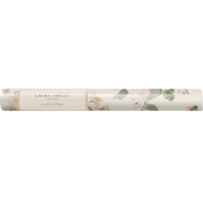 Laura Ashley Rosemore Behang - Bloemen - 10mx52cm - Beige