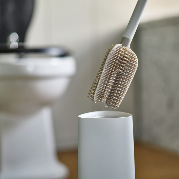 Joseph Joseph Flex 360 Toiletborstel met Houder - Ecru