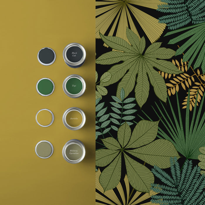 Graham & Brown vliesbehang Bohemia Black zwart