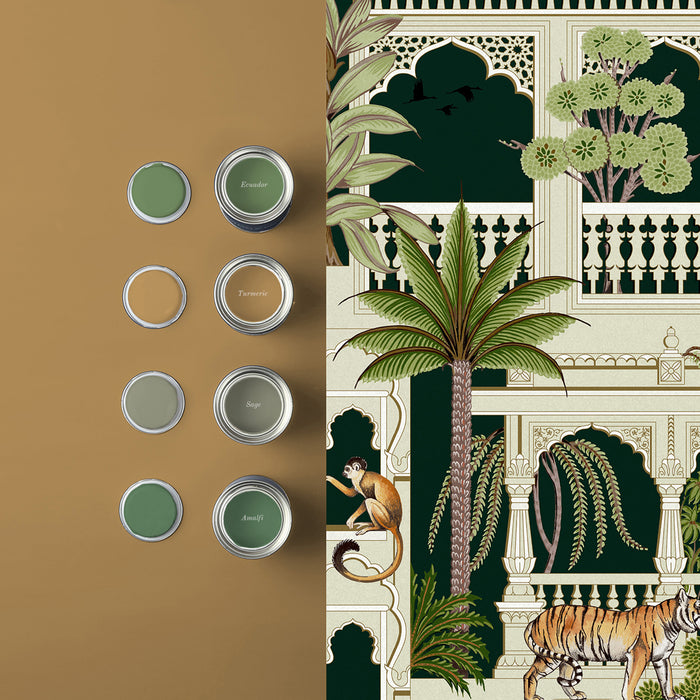 Graham & Brown - Vliesbehang - Animahal Emerald - 10mx52cm