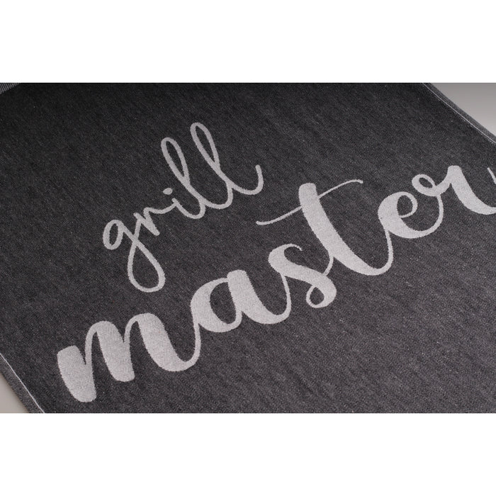 Seashell Keuken- en Theedoek - Set|12 - Grill Master - zwart