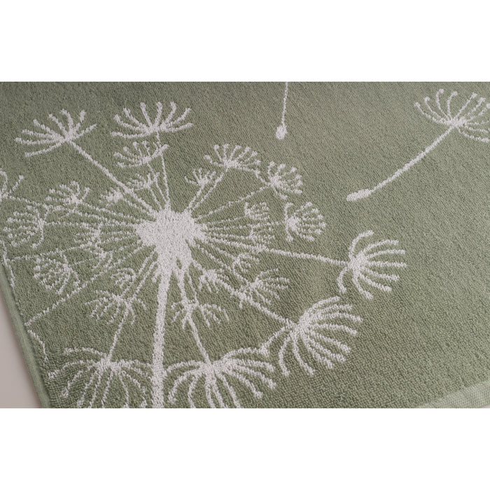 Seashell Keuken- en Theedoek - Set|12 - Dandelion - oud groen