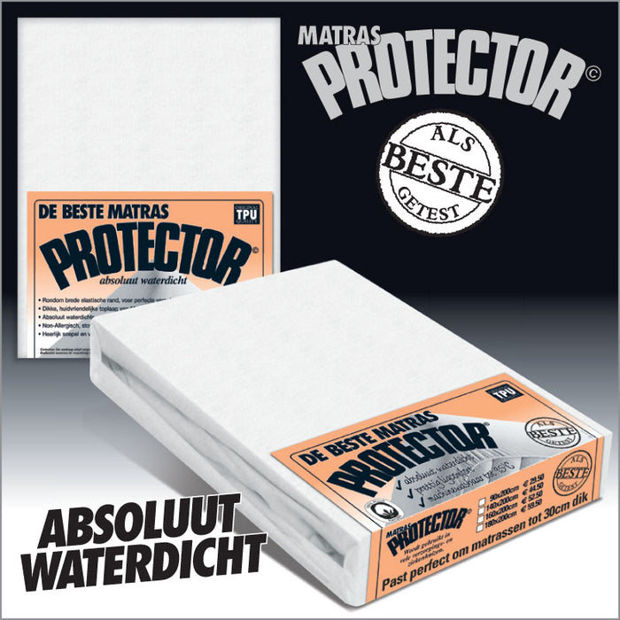 Protector Waterdichte Matrashoeslaken| Matrasbeschermhoes 90x220cm