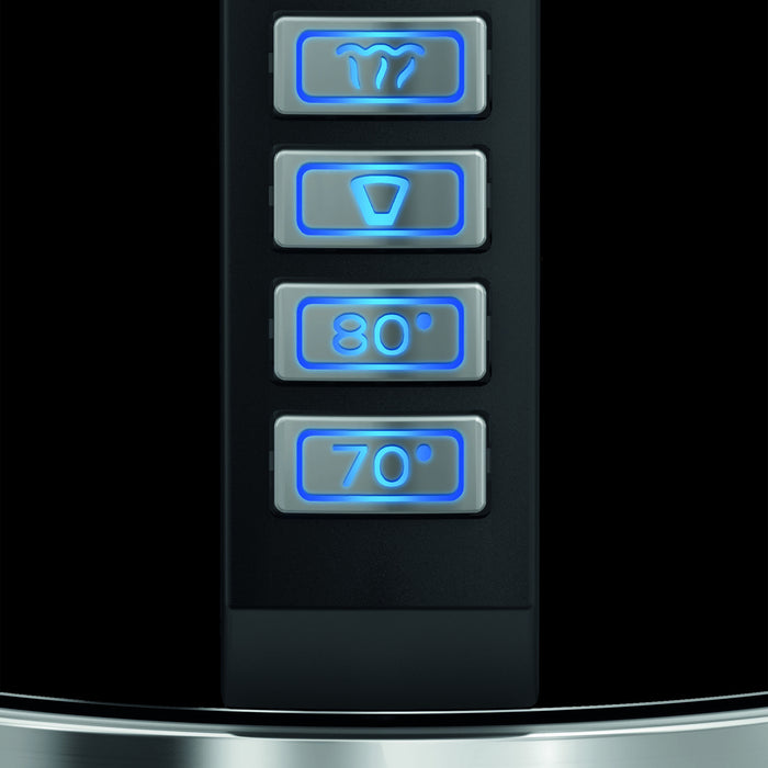 Graef waterkoker 'Exclusive' zwart - 1,2 l - instelbaar