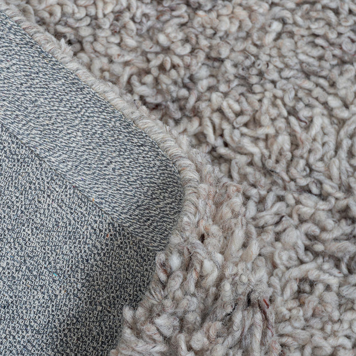 Veer Carpets - Vloerkleed Berbero Pelosa Beige 101 - ø200 cm