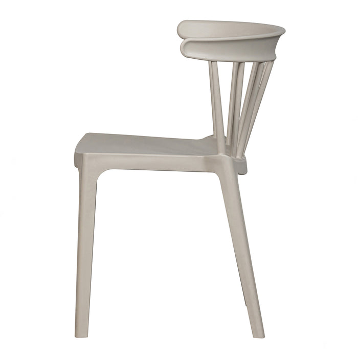 Woood Bliss Spijlenstoel - Mist