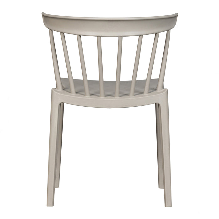 Woood Bliss Spijlenstoel - Mist