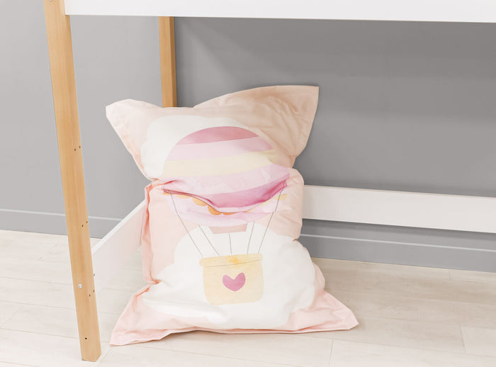 Bopita Lucas hoogslaper 90x200 - Wit|Naturel