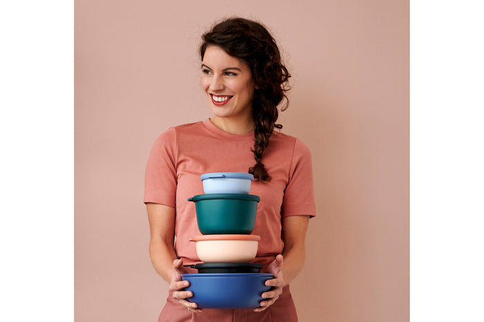 Multikom Cirqula 3-delige set (350, 750, 1250 ml) - Nordic sage