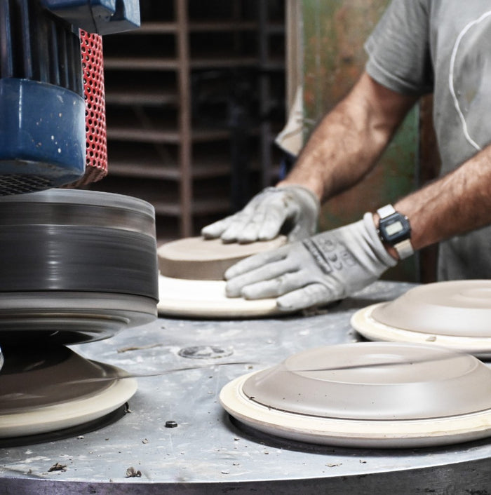 by fonQ Mixed Ceramics Pastaborden 4st. - Ø 22 cm - Dusty Rose