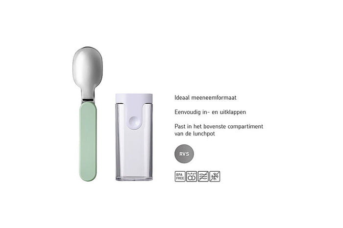 Vouwlepel Ellipse - Nordic denim