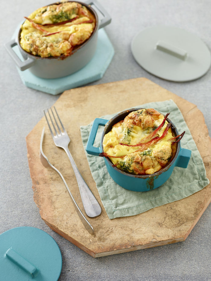 Braadpan Rood 13 cm x 10 cm incl deksel - Sambonet