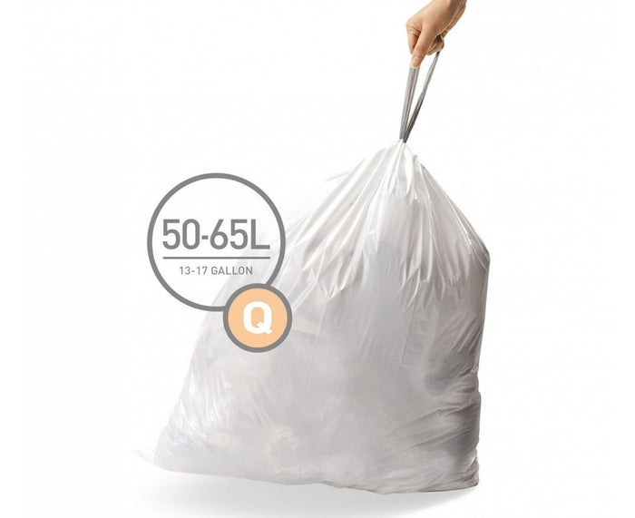 Simplehuman Code Q Afvalzakken 50-65 Liter - 20 zakken