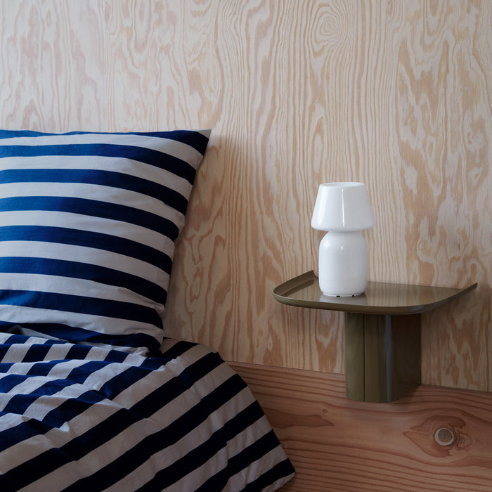 HAY Été Kussensloop 60 x 63 cm - Midnight Blue / Light Grey