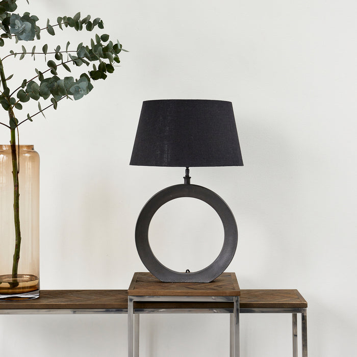 Riviera Maison Linen Lampshade all black 35x45