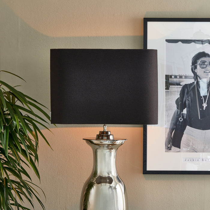 Riviera Maison Lampenkap RM Square Zwart - 35x50 cm