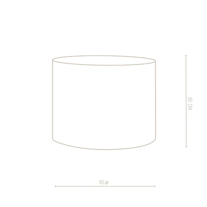 Riviera Maison Lampenkap Olisha Goud - 30x40 cm