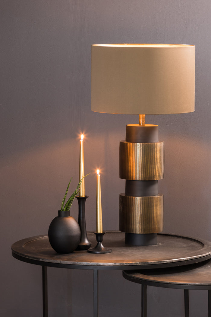 Light & Living Light&living Kap cilinder 30-30-21 cm MONACO goud