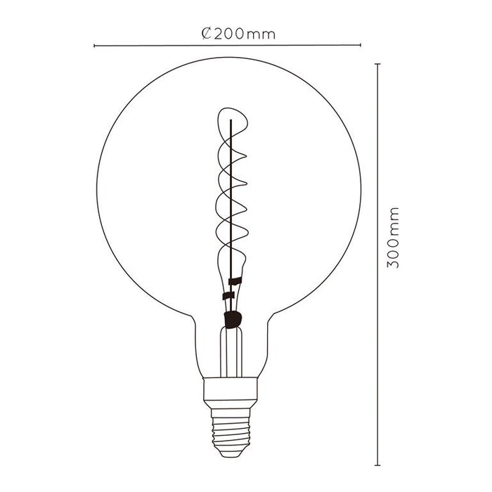 Lucide Lichtbron Giant Globe E27 8W - Ø 20 cm