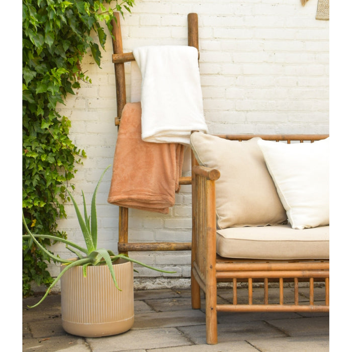 Unique Living | Justin plaid 150x200cm dove white