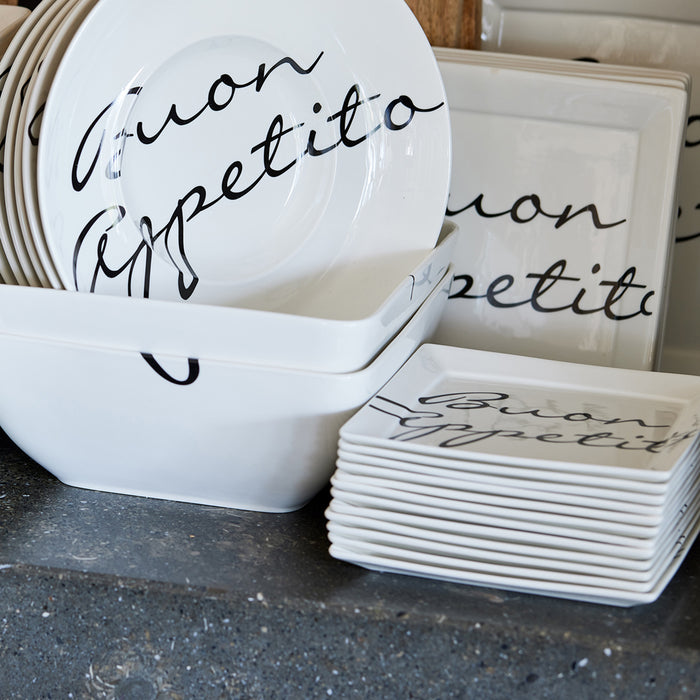 Riviera Maison Buon Appetito Pasta Plate 26x26x4
