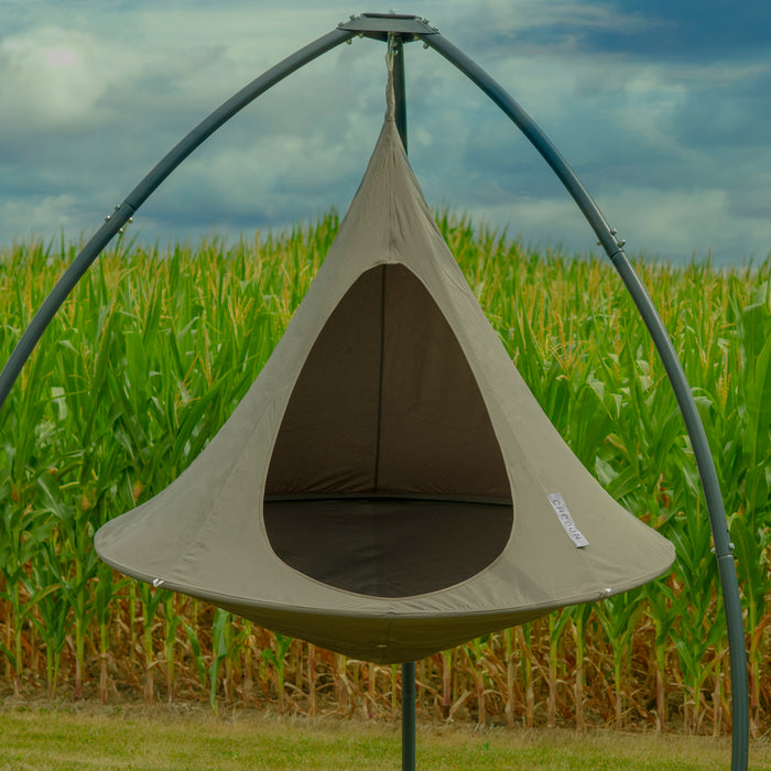 Cacoon Double Hangstoel - Khaki