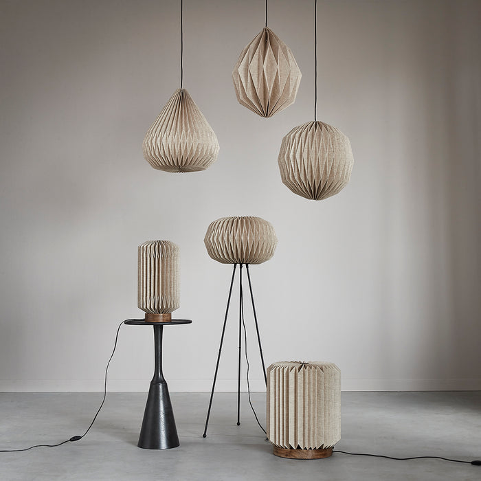 by fonQ Linen Hanglamp Ø 41 cm - Kegel