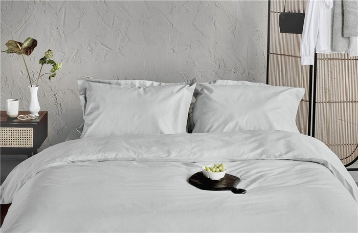 Walra - Dekbedovertrek Forever Cotton - 200x220 - Licht Grijs