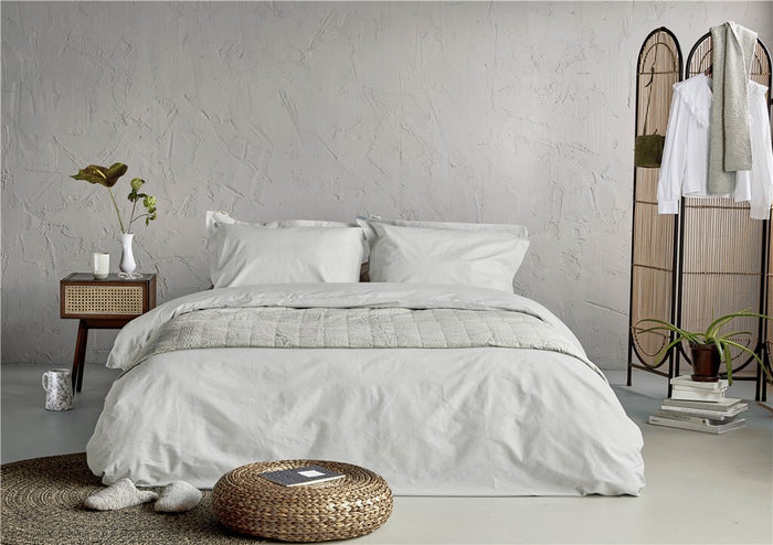 Walra - Dekbedovertrek Forever Cotton - 200x220 - Licht Grijs