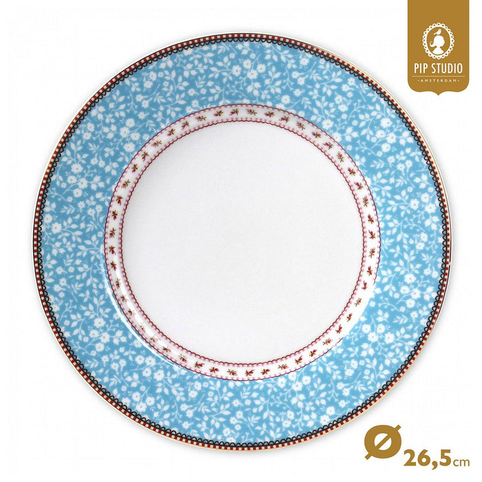 Pip Studio Borden - Set van 2 - Blauw - Lovely Branches - Ø26.5cm