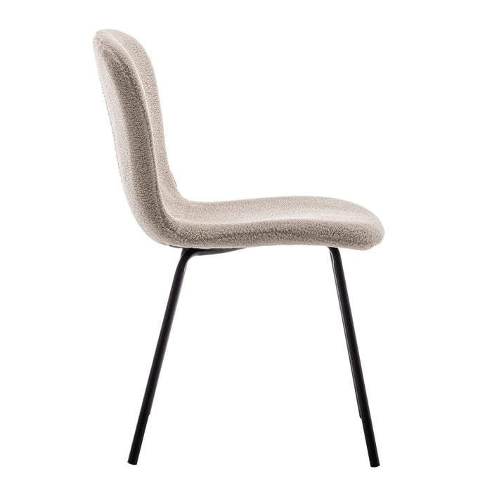 Furnihaus Eetkamerstoel Luca Teddy Taupe Set van 2